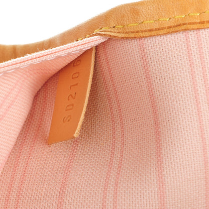 Louis Vuitton Damier Azur Neo Neverfull MM Rose Ballerine 9 of 10