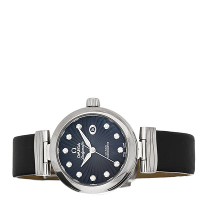 Omega Stainless Steel Satin Diamond 34mm De Ville Ladymatic Co-Axial Automatic Watch Grey 425.32.34.20.56.001 2 of 5