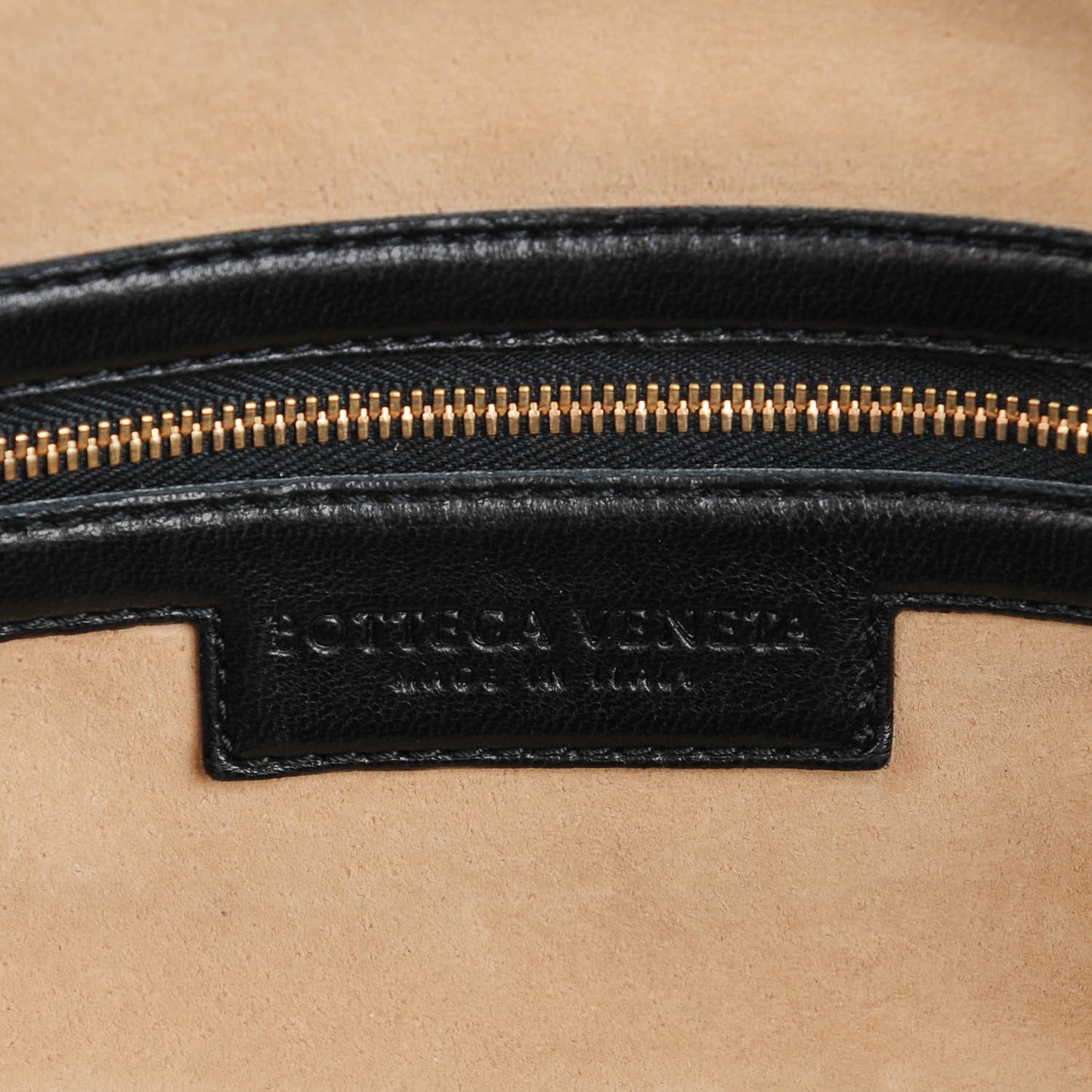 Nappa Intrecciato Satchel Nero Black