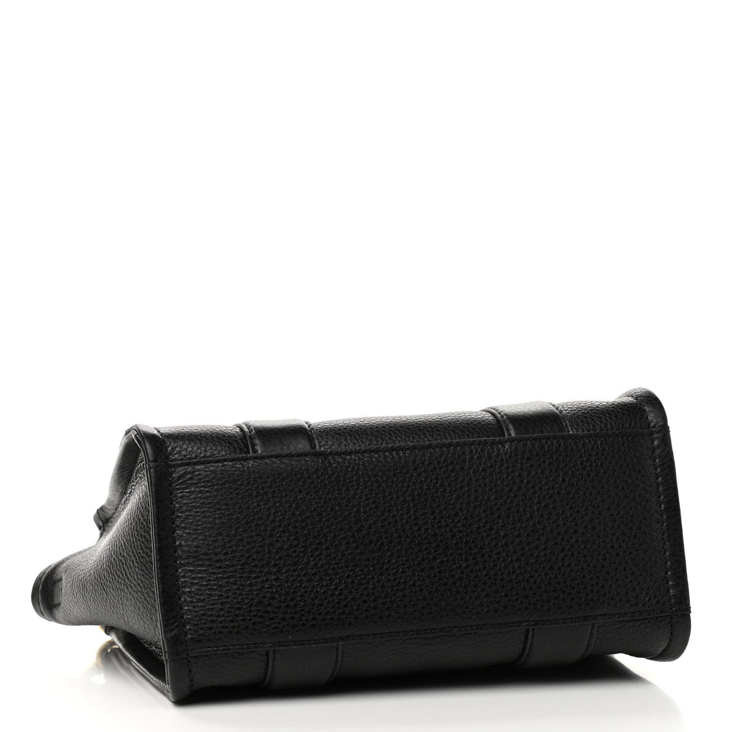Grained Calfskin Small The Tote Bag Black