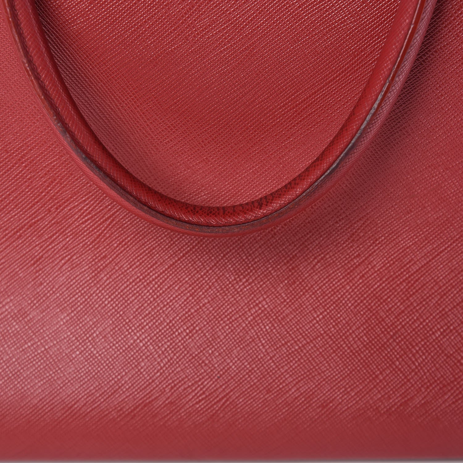 Prada Saffiano Lux Large Tote Fuoco 21 of 25