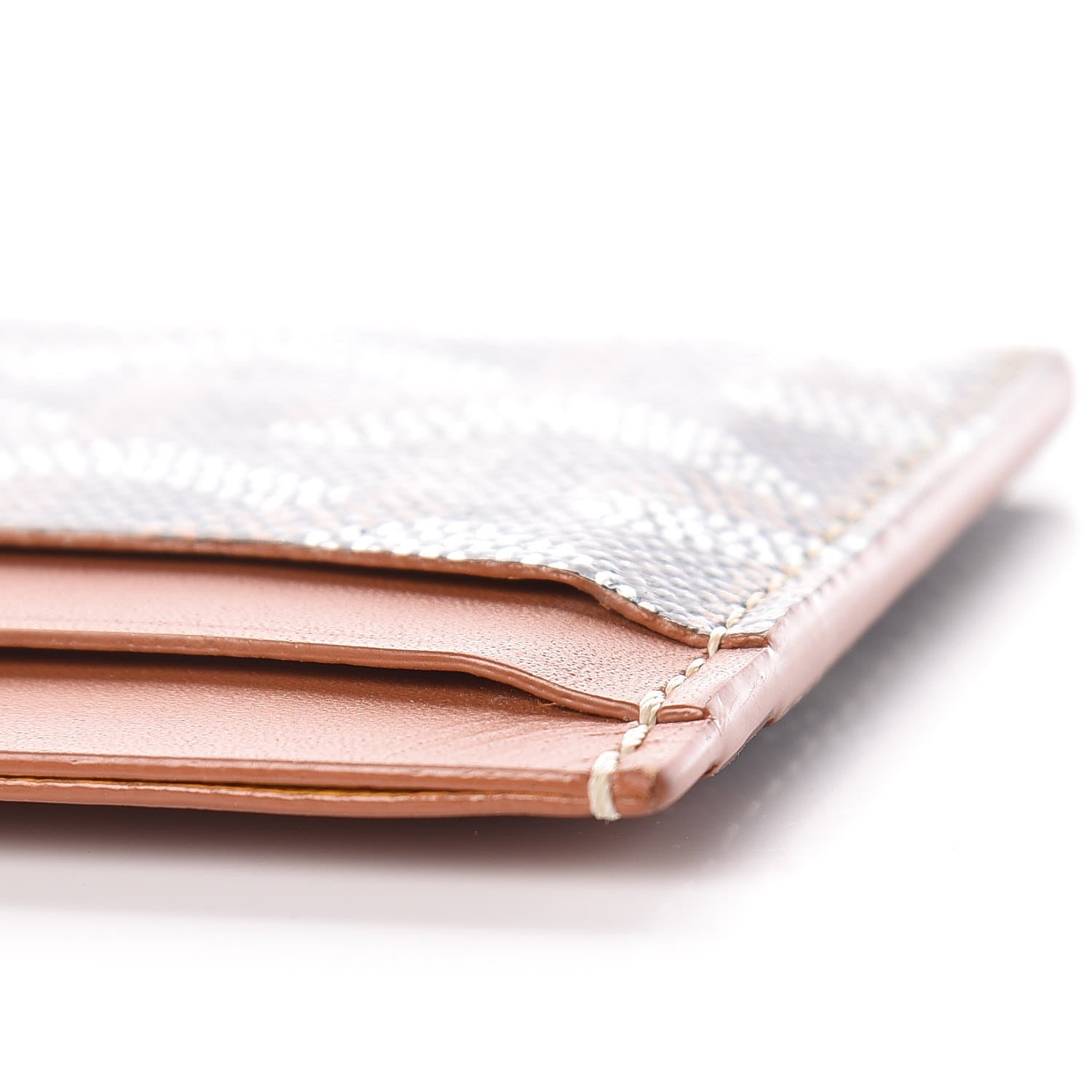 Goyard Goyardine Saint Sulpice Card Holder Black Gold 13 of 14