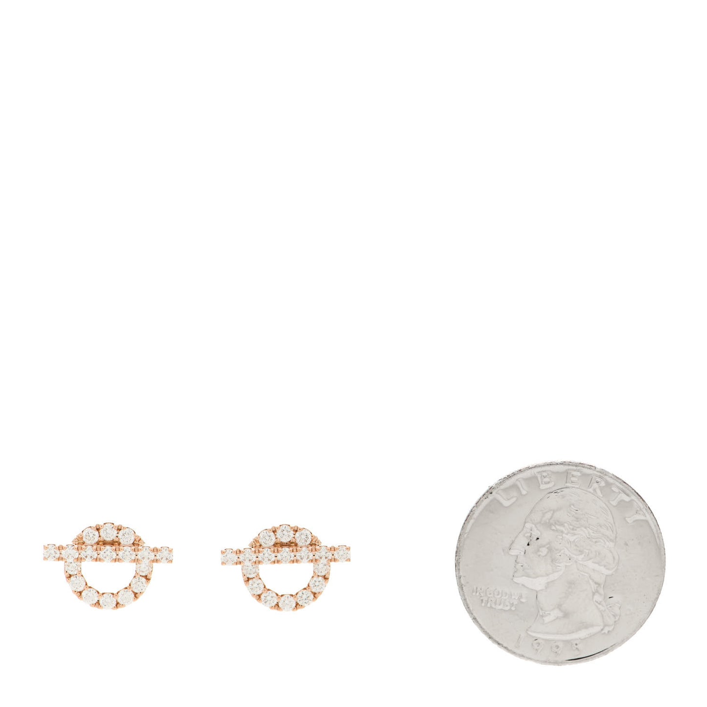 18K Rose Gold Diamond Finesse Earrings