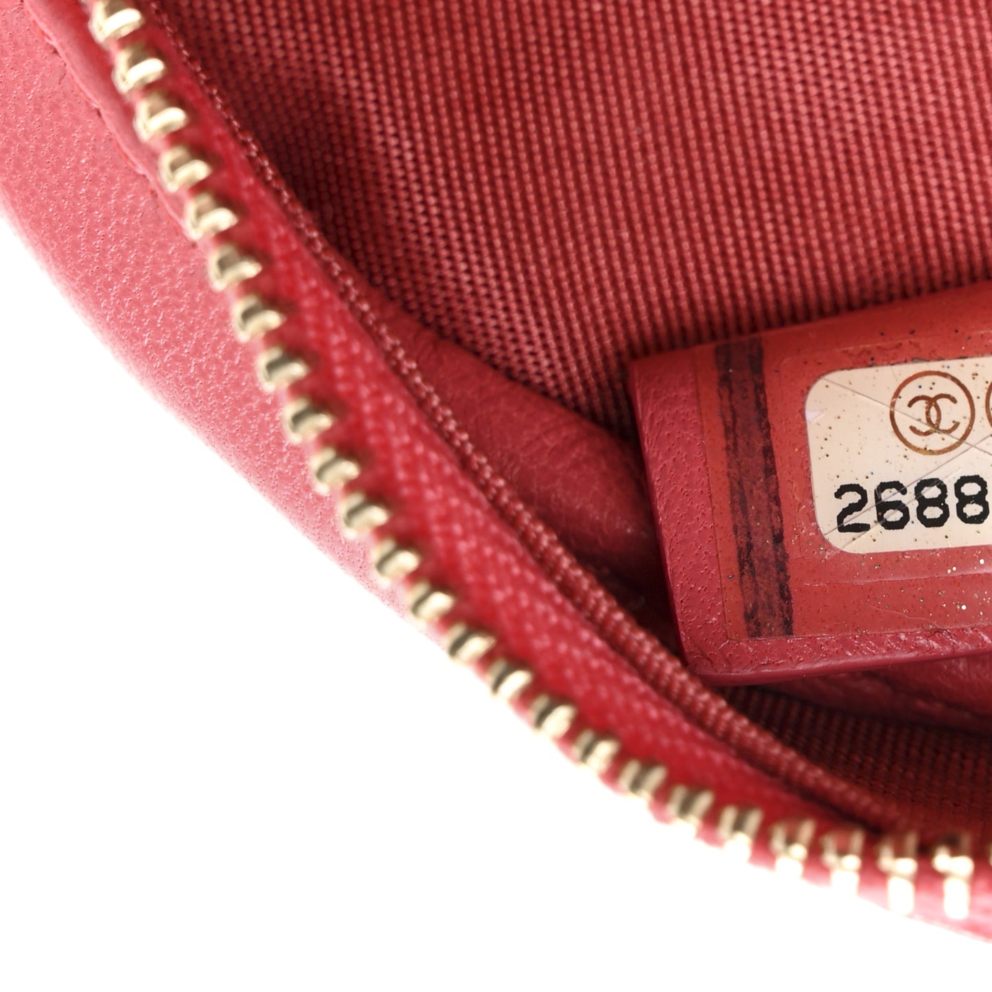 Lambskin Quilted Studded Round Clutch With Chain Dark Pink