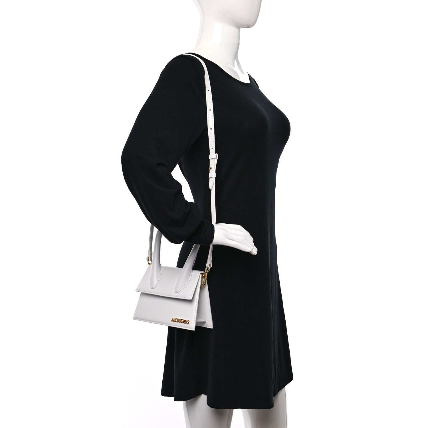 Jacquemus Smooth Calfskin Le Chiquito Moyen White 2 of 13