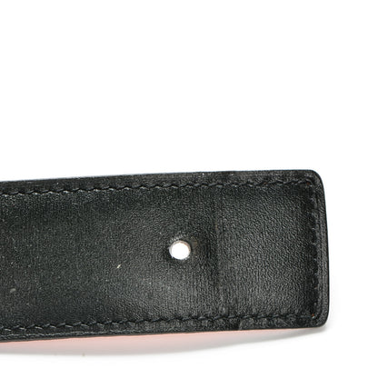 Hermes Togo Box 32mm H Belt 80 Orange Black 10 of 18