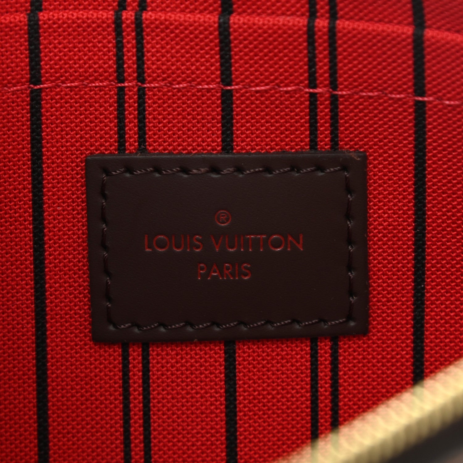 Louis Vuitton Damier Ebene Neverfull MM GM Pochette 6 of 8