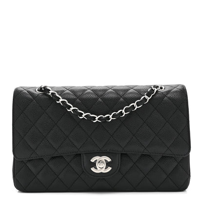 Chanel Caviar Quilted Medium Double Flap Black 1 of 10