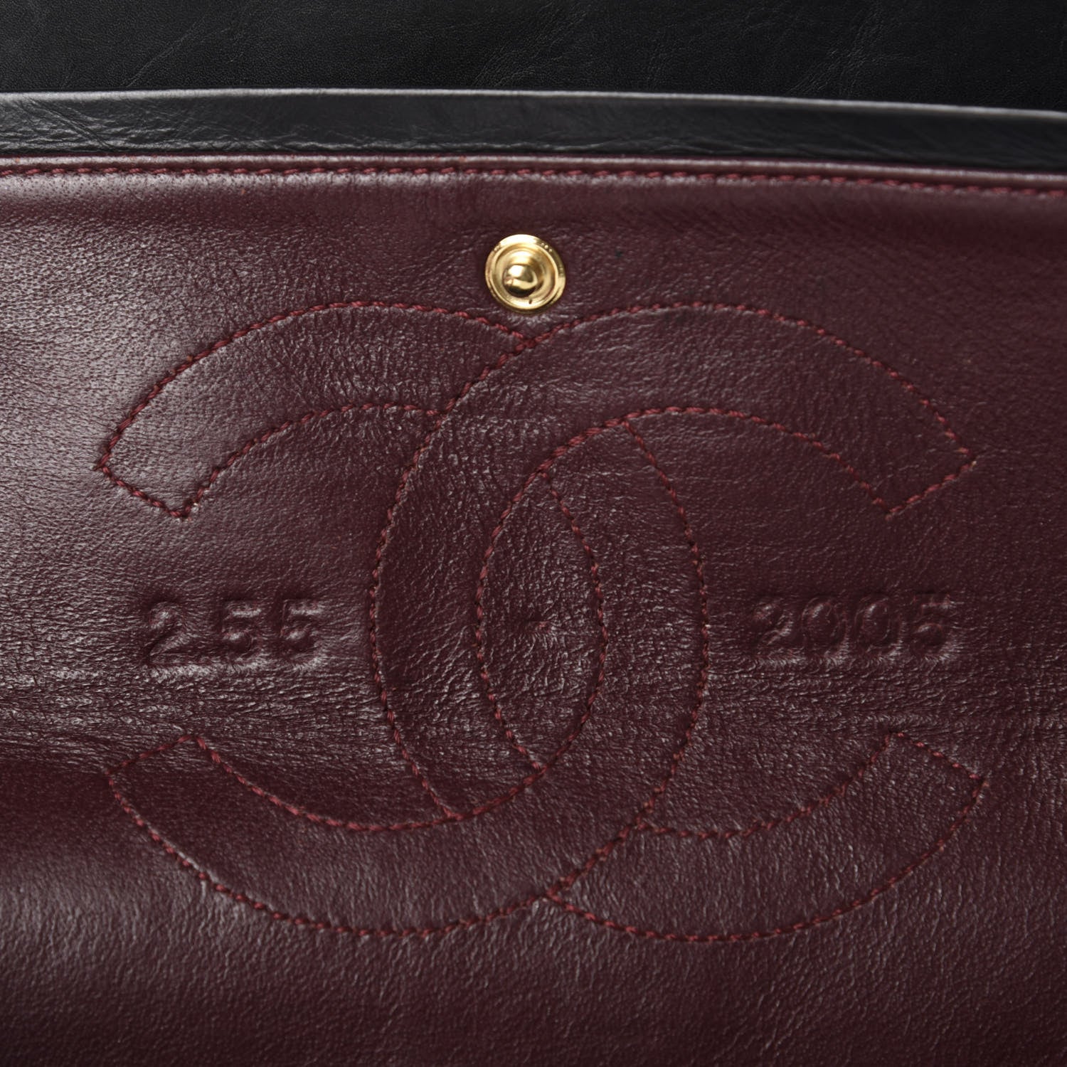 Chanel Aged Calfskin Quilted 50th Anniversary 2.55 Reissue 226 Flap Black 8 of 11