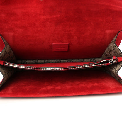 Gucci GG Supreme Monogram Small Dionysus Shoulder Bag Red 5 of 19