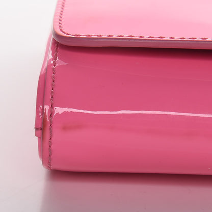 Versace Patent Palazzo Medusa Chain Evening Bag Pink 13 of 15