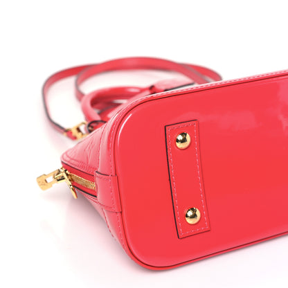 Louis Vuitton Vernis Alma BB Hot Pink 7 of 9