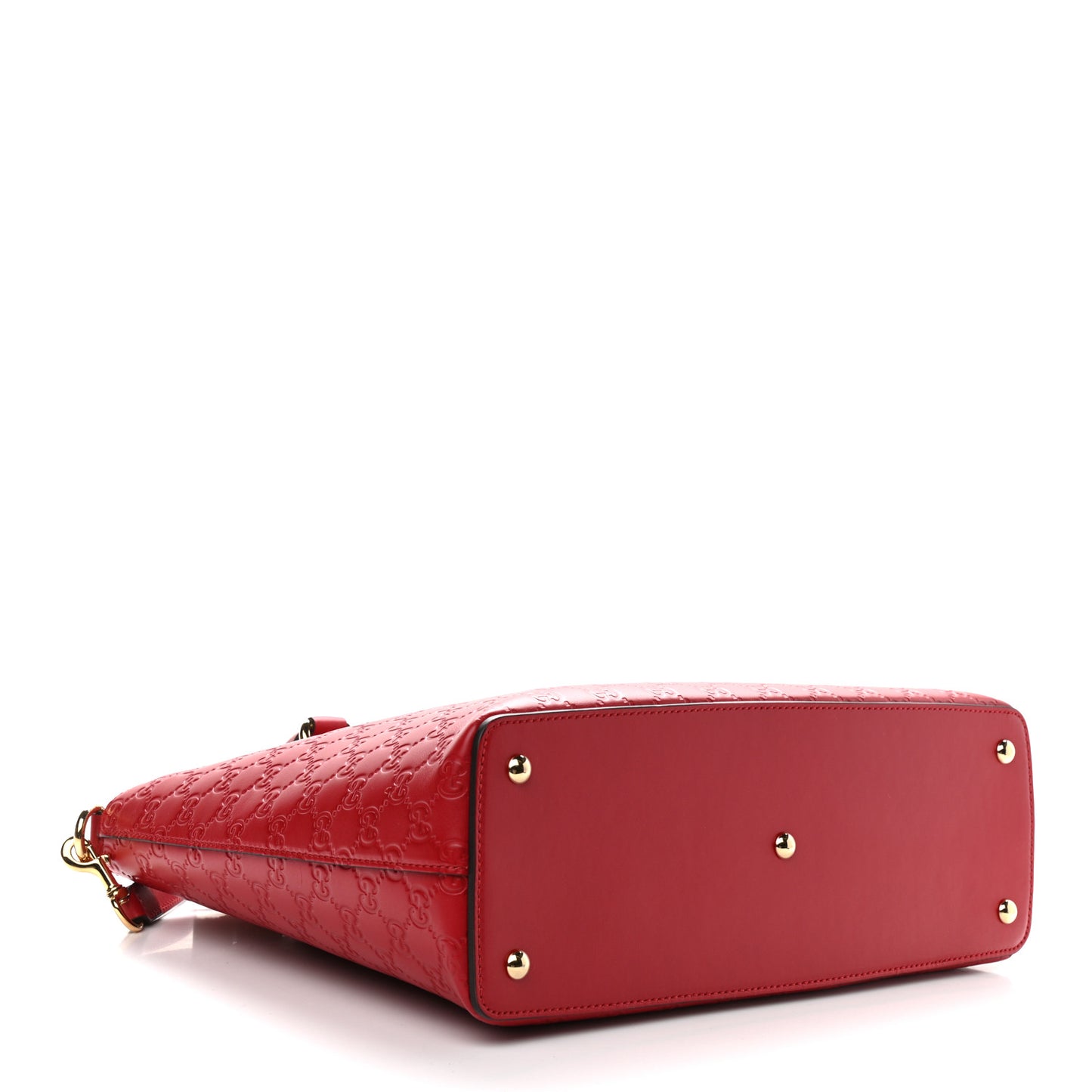 Guccissima Tote Hibiscus Red