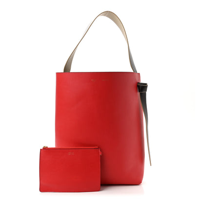Celine Shiny Smooth Calfskin Small Twisted Cabas Chili Pale Pink 3 of 14
