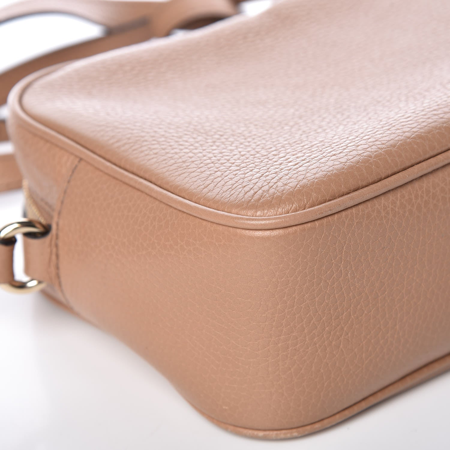 Gucci Pebbled Calfskin Small Soho Disco Bag Rose Beige 13 of 14
