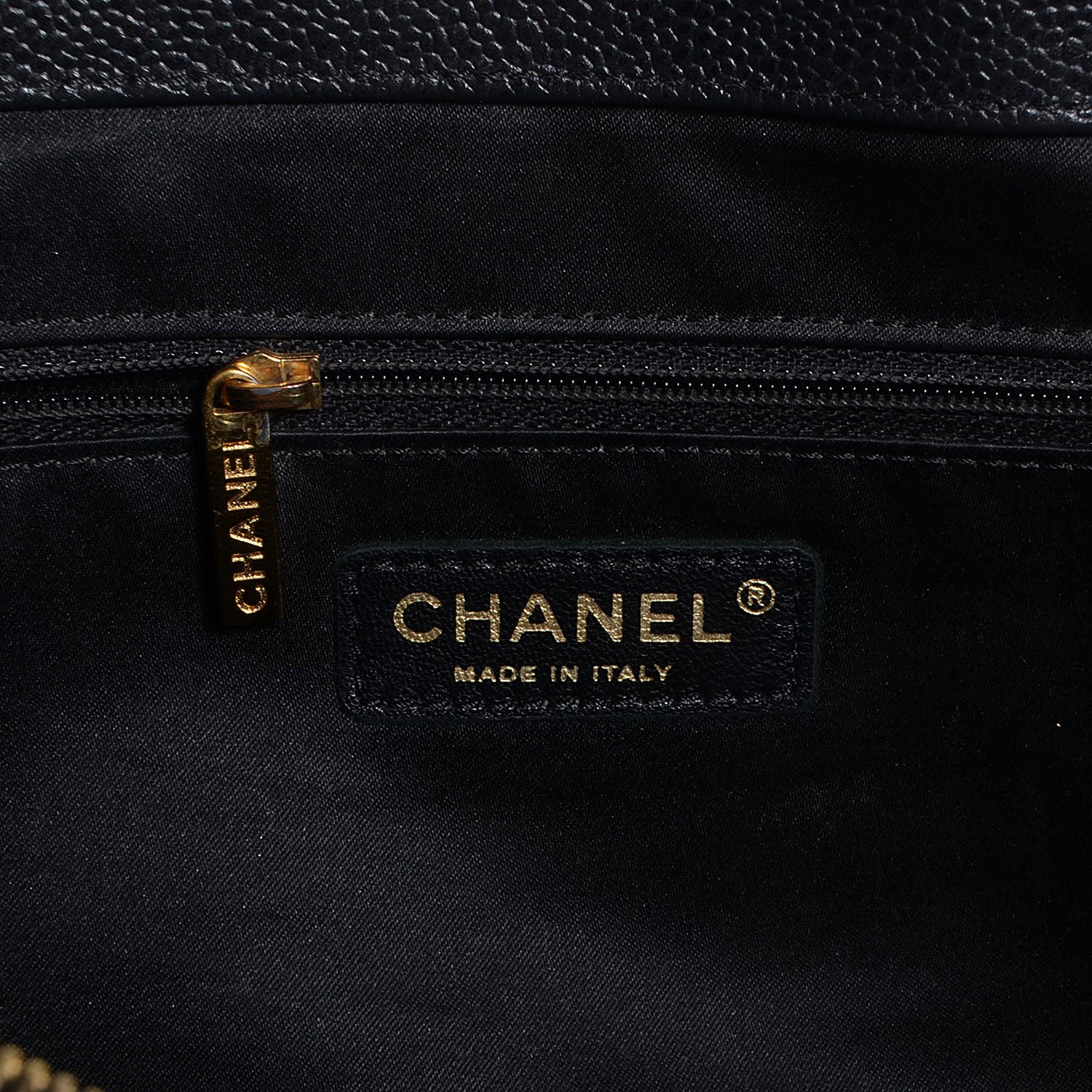 Chanel Caviar XL Grand Shopping Tote GST Black 6 of 7