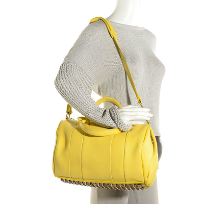 Alexander Wang Pebbled Lambskin Rocco Yellow Light Gold Hardware 2 of 10