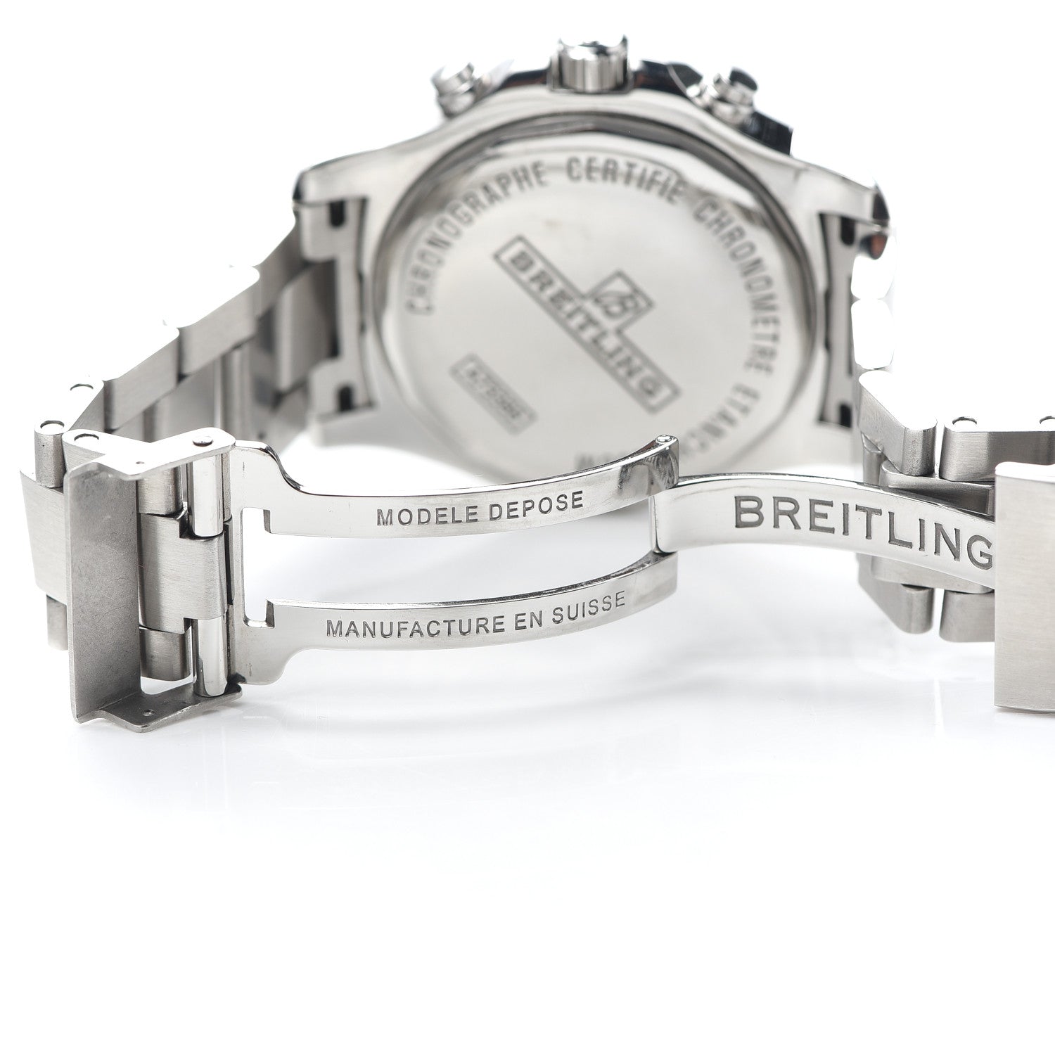 Breitling Stainless Steel 44mm Colt Chronograph Quartz Watch Blue A73388 5 of 5