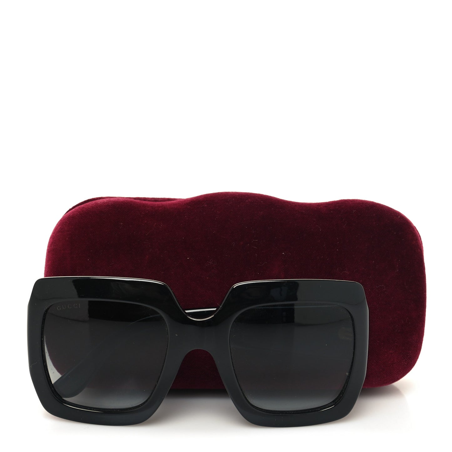 Acetate Square Frame Sunglasses GG0053S Black