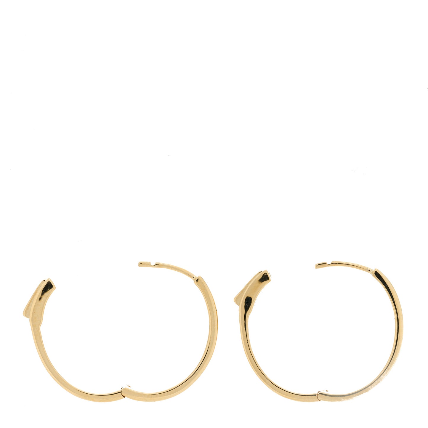 18K Yellow Gold Classic Meryl Hoop Earrings