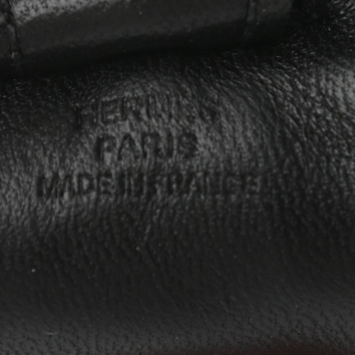Hermes Milo Lambskin Grigri Rodeo Horse Bag Charm PM So Black 4 of 4