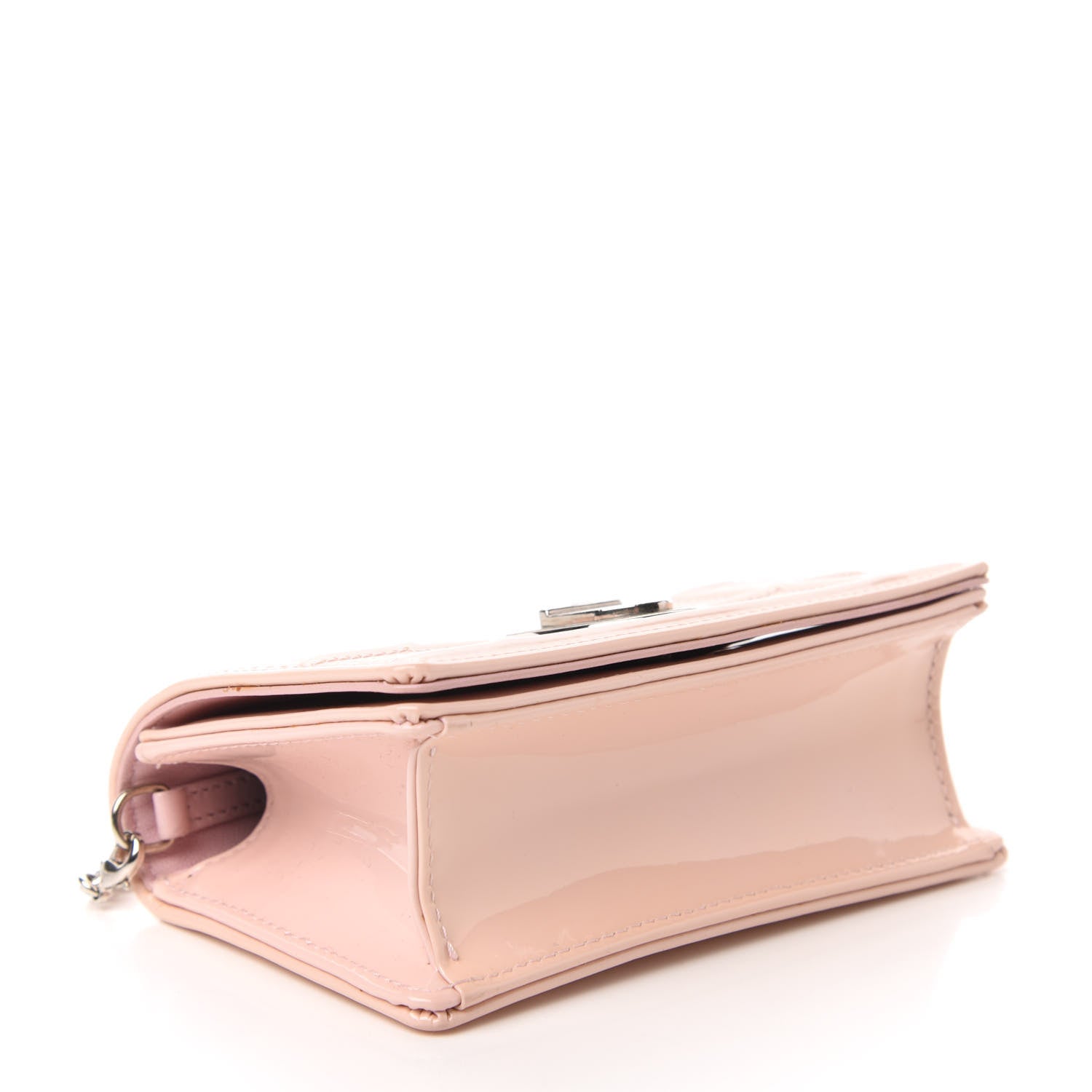 Christian Dior Patent Micro-Cannage Baby Diorama Flap Bag Rose 4 of 11