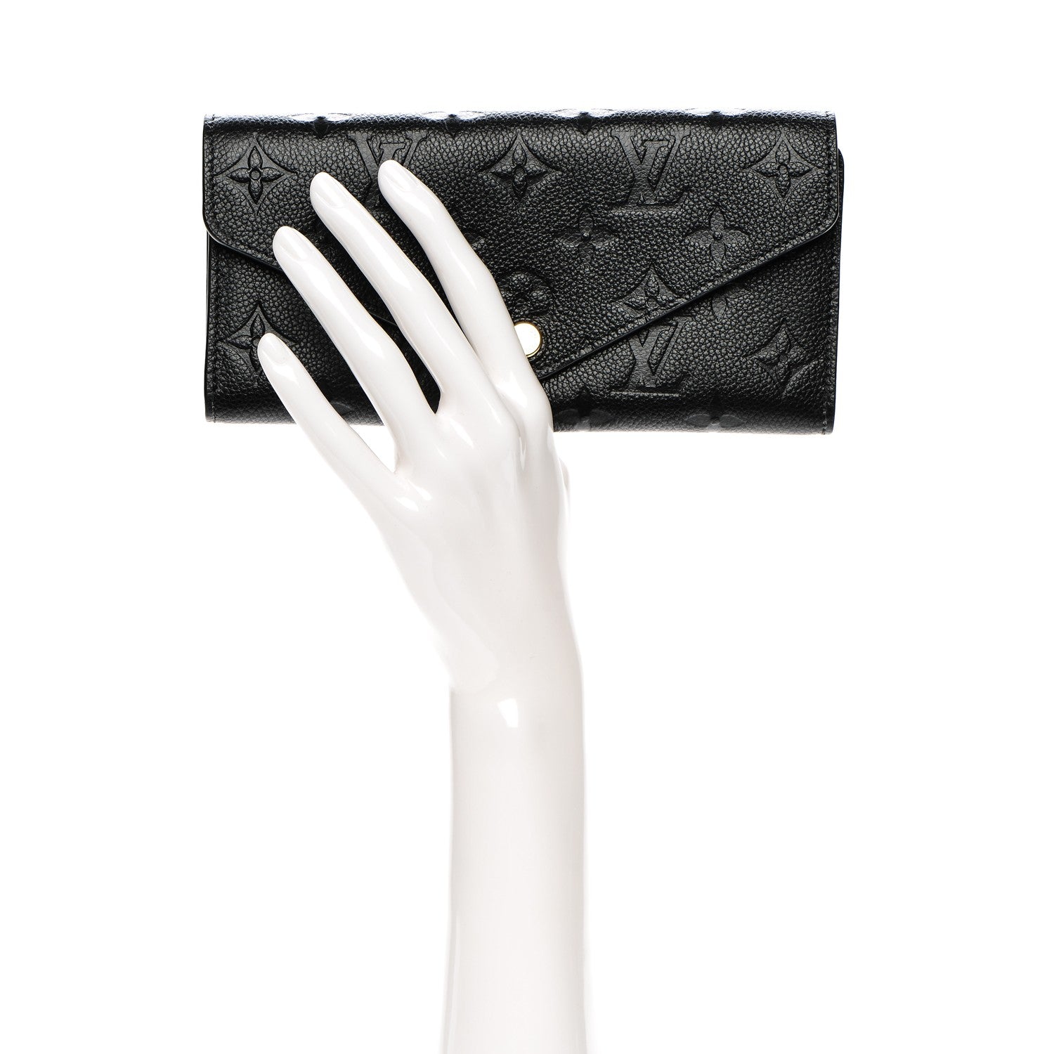 Louis Vuitton Empreinte Josephine Wallet Black 2 of 6
