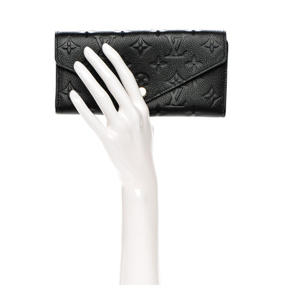 Louis Vuitton Empreinte Josephine Wallet Black 2 of 6