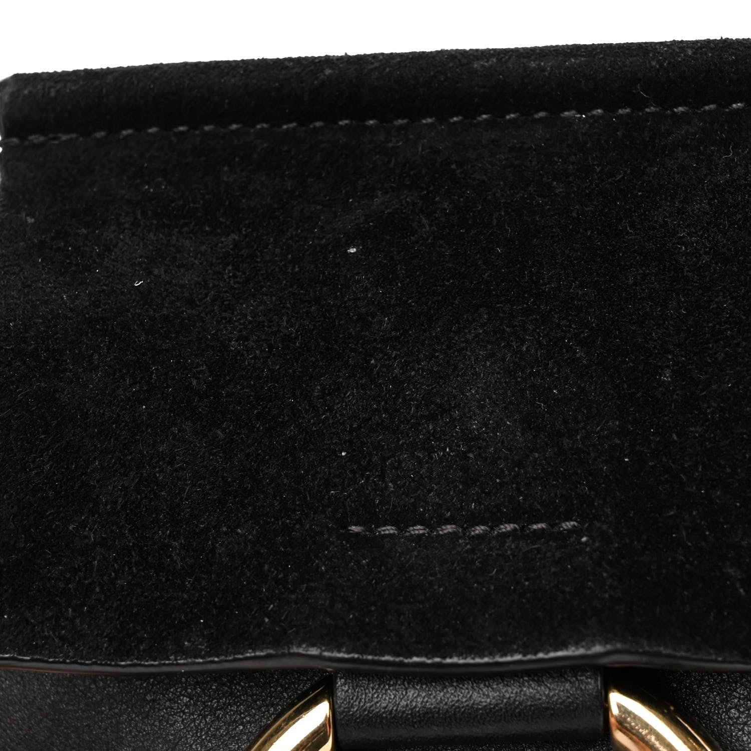 Chloe Suede Calfskin Mini Faye Bracelet Bag Black 13 of 13
