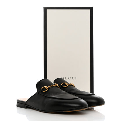 Gucci Calfskin Womens Princetown Slippers 37 Black 13 of 13