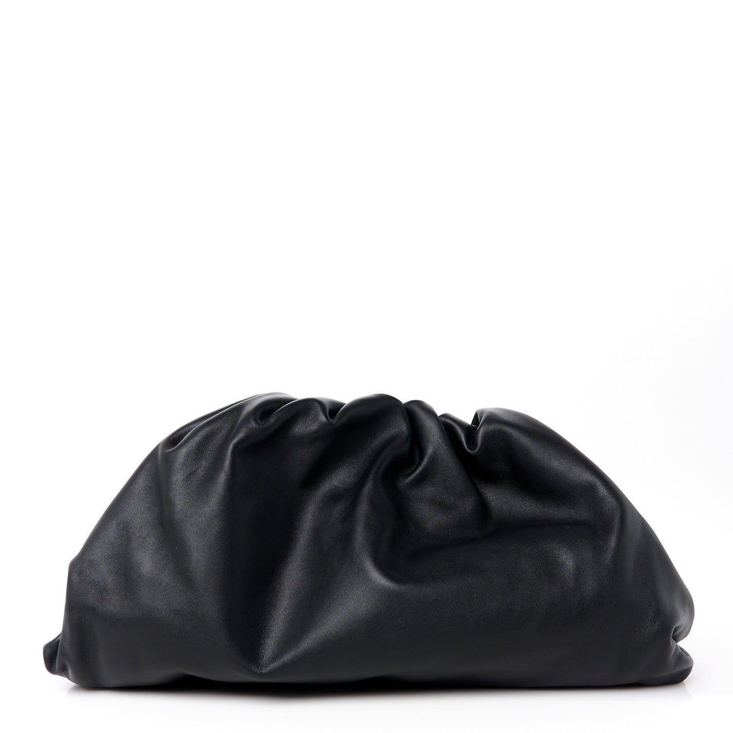 Bottega Veneta Smooth Butter Calf The Pouch Oversized Clutch Black 1 of 11