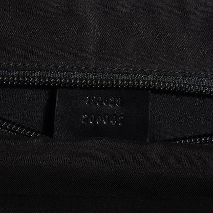 Gucci Denim Monogram Flat Messenger Bag Black 7 of 7