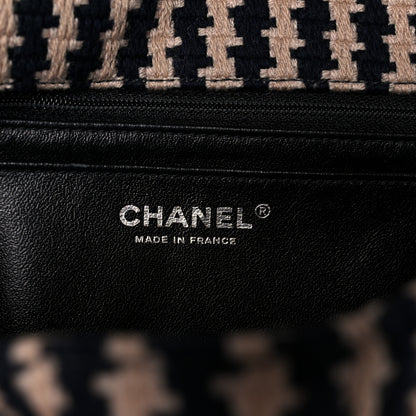 Chanel Tweed Medium Elementary Chic Flap Blue Beige 7 of 11