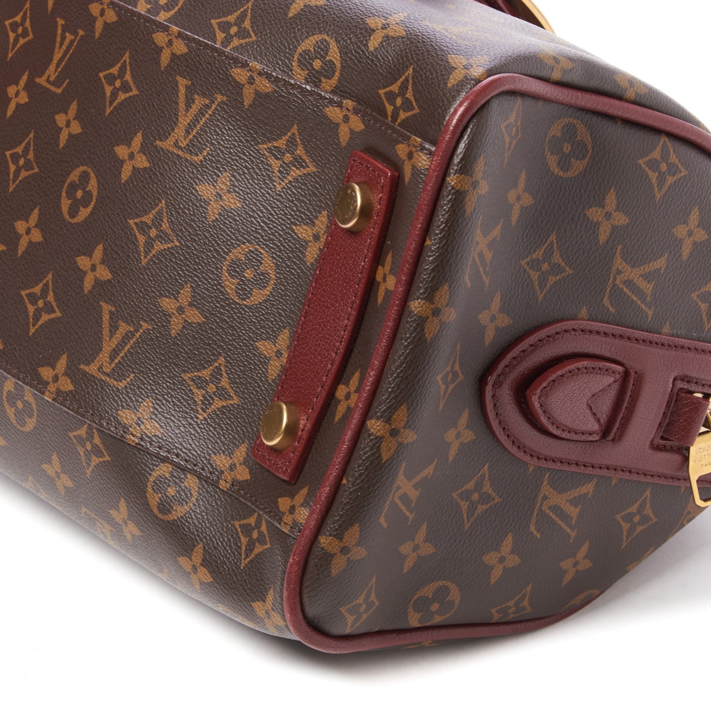 Monogram Golden Arrow Speedy Burgundy