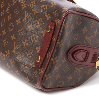Louis Vuitton Monogram Golden Arrow Speedy Burgundy 5 of 9