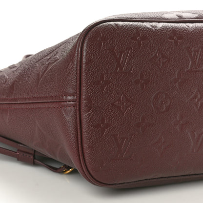 Louis Vuitton Empreinte Monogram Giant Neverfull MM Wine 9 of 12