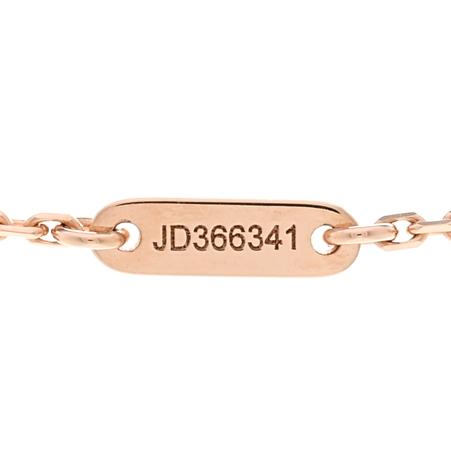 Van Cleef & Arpels 18K Rose Gold Carnelian Sweet Alhambra Pendant Necklace 5 of 6