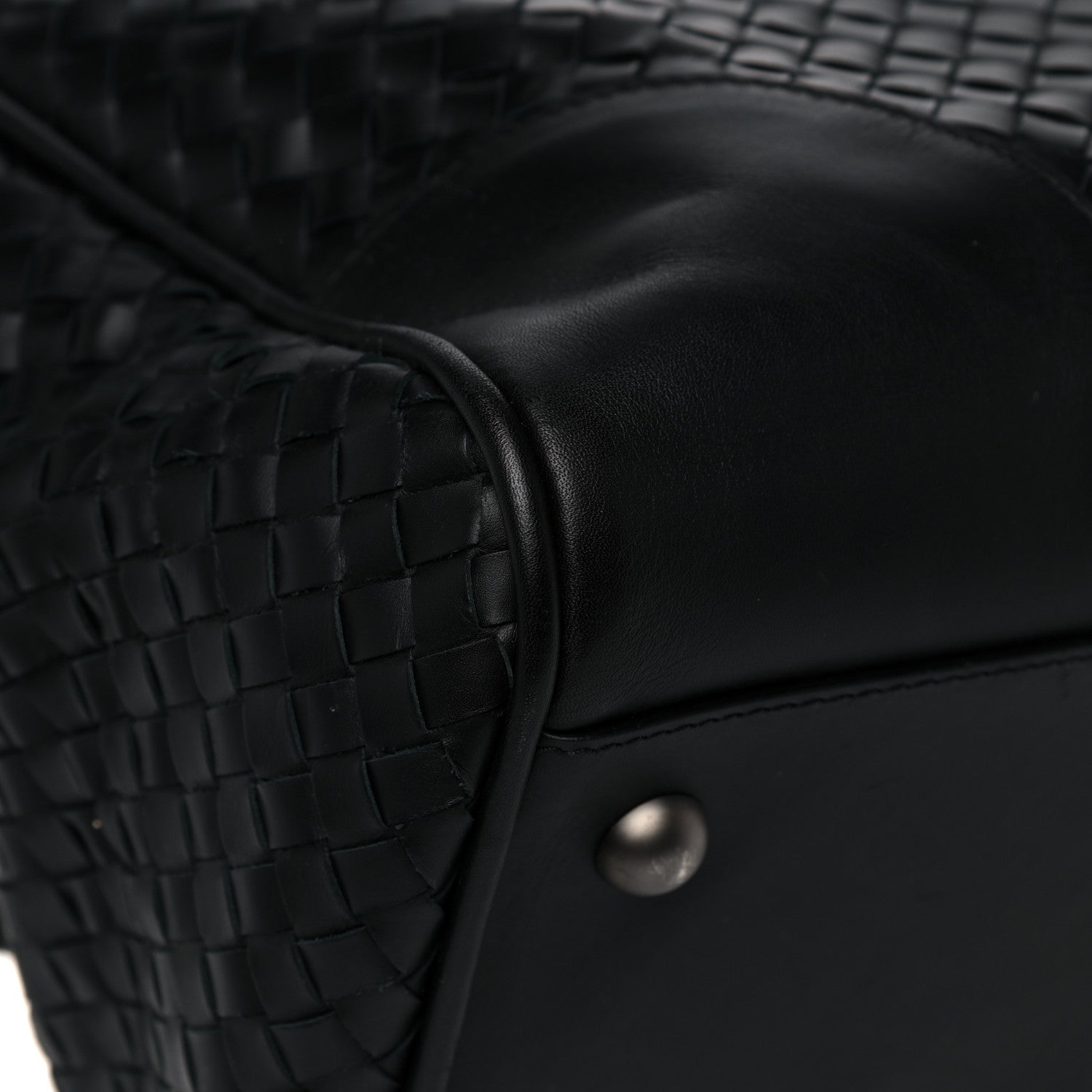 Bottega Veneta Nappa Intrecciato VN Large Duffel Black 10 of 15