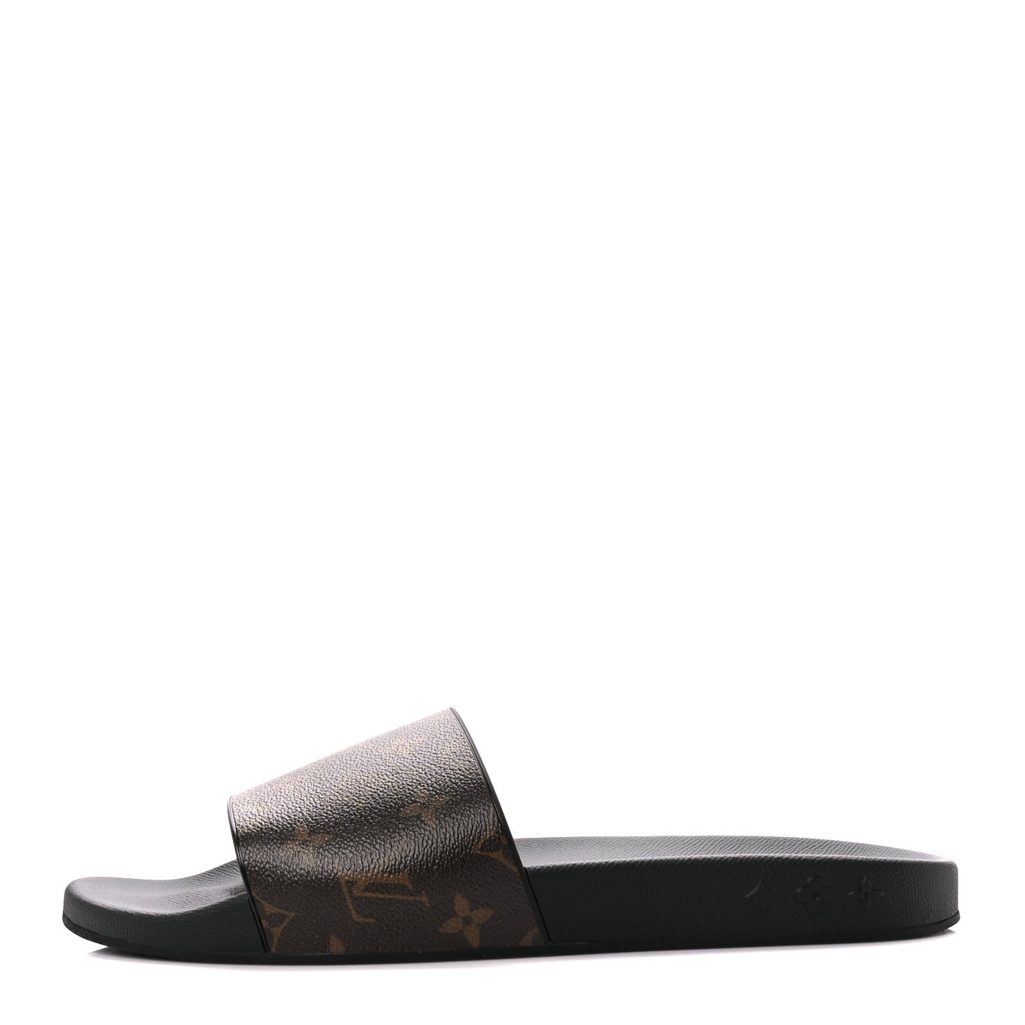 Rubber Monogram Mens Waterfront Mules 11 Macassar