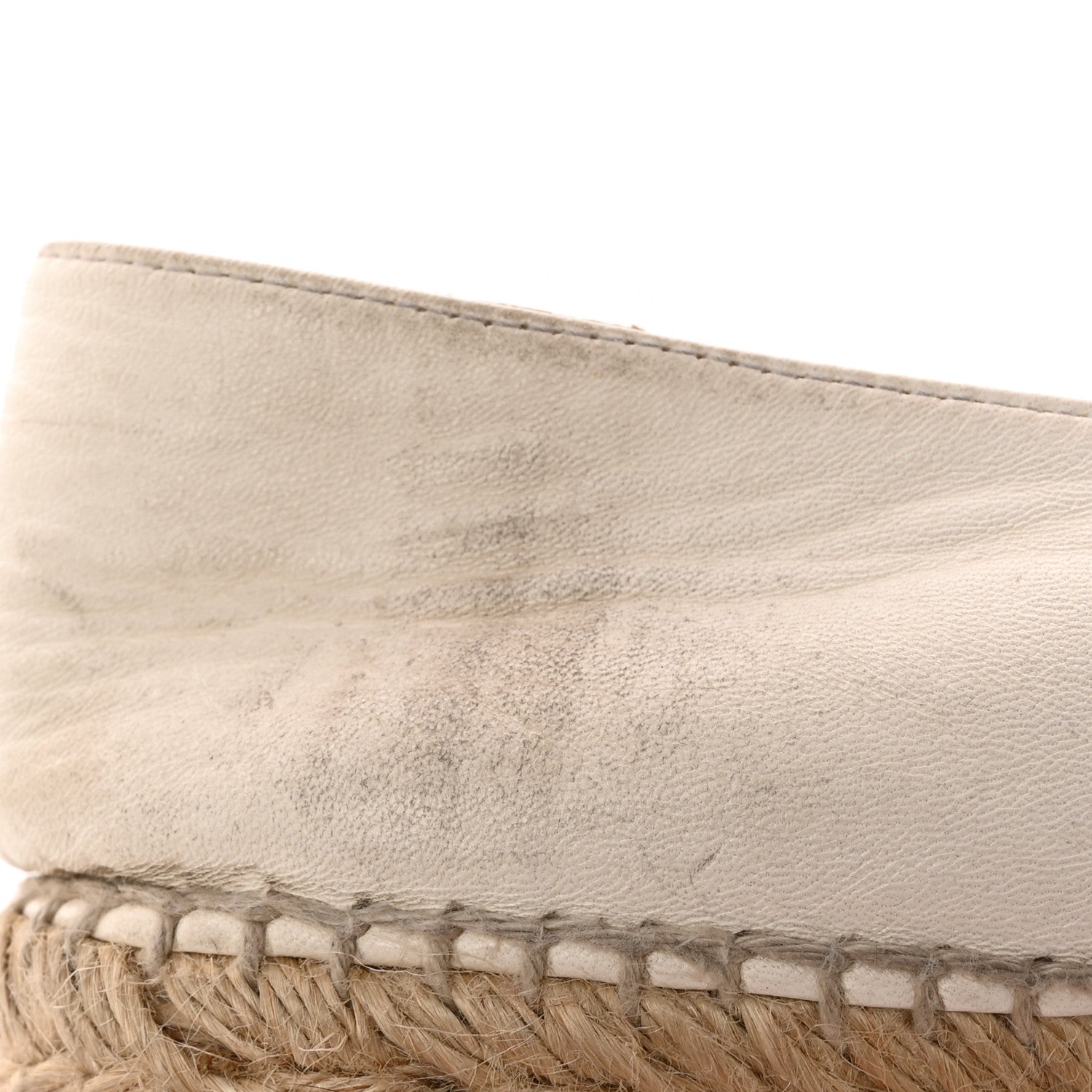 Chanel Lambskin CC Espadrilles 40 White 15 of 16