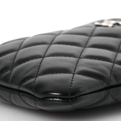 Chanel Lambskin Quilted Crossbody Bag Black 11 of 13