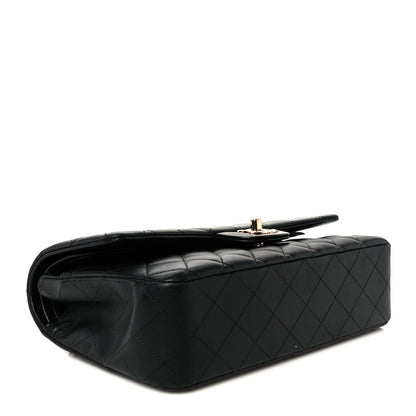 Chanel Lambskin Quilted Medium Double Flap Black 4 of 12