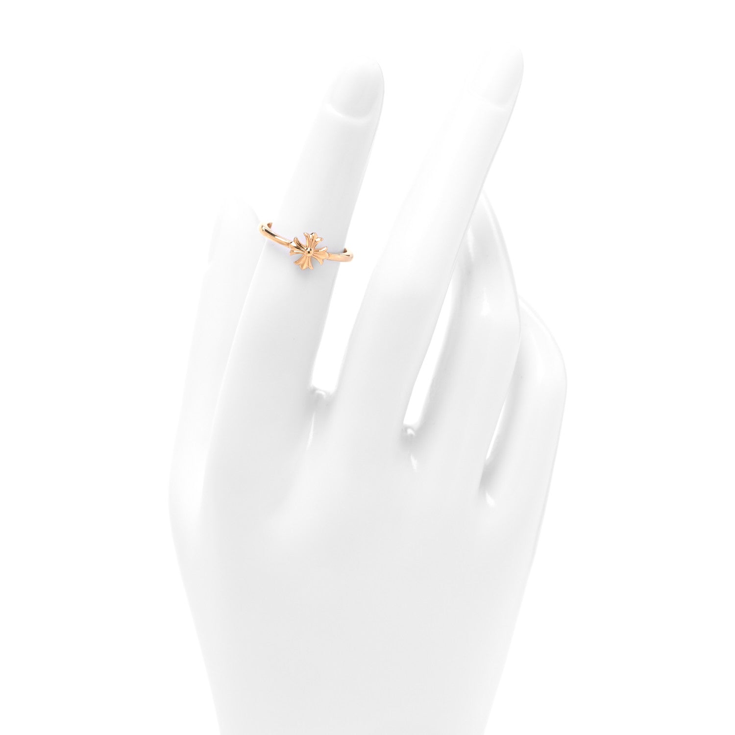 Chrome Hearts 22K Yellow Gold Bubblegum Ring 47 4 2 of 4