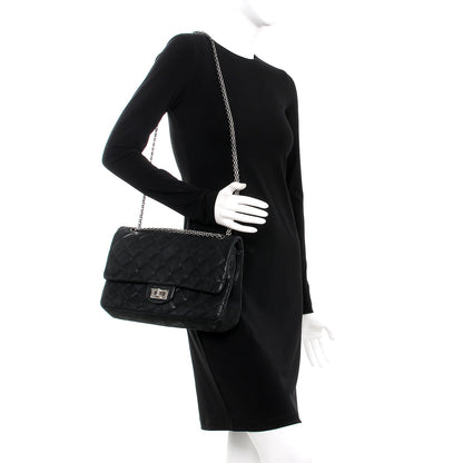 Chanel Iridescent Calfskin Quilted 2.55 Reissue 227 Flap Black 2 of 7