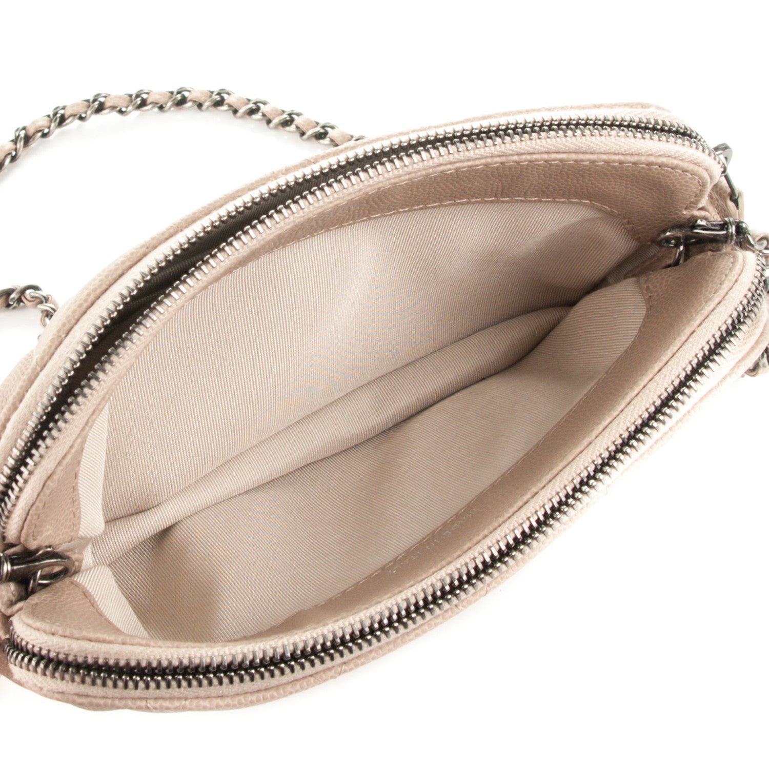Chanel Caviar Quilted Small Clutch With Chain Dark Beige 5 of 8