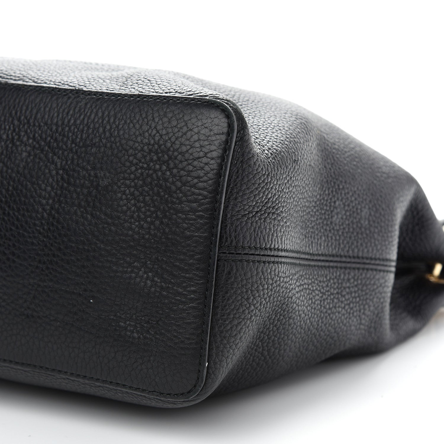 Gucci Pebbled Calfskin Large Soho Hobo Black 9 of 17