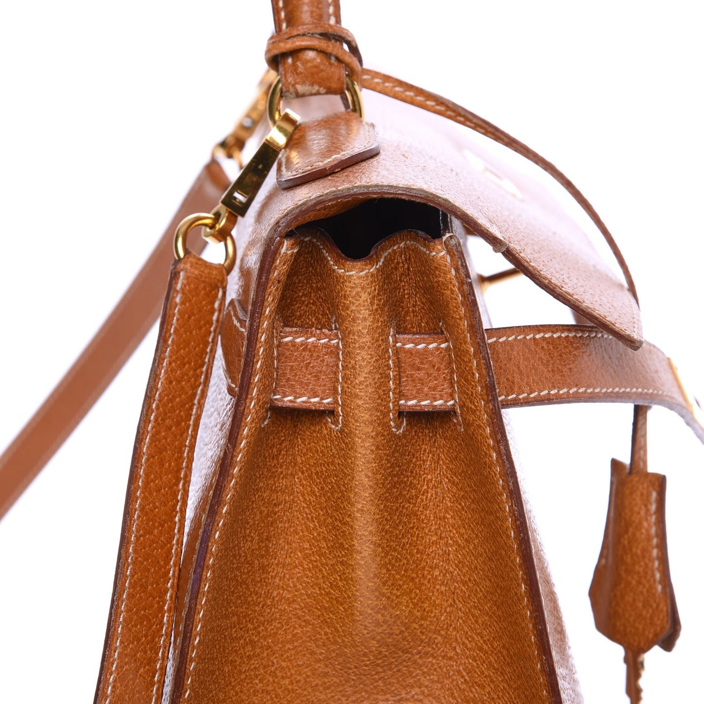 Peau Porc Sellier Kelly 32 Gold