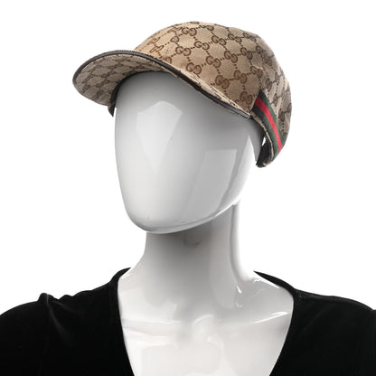 Gucci Monogram Web Baseball Hat L Beige Cocoa 2 of 8