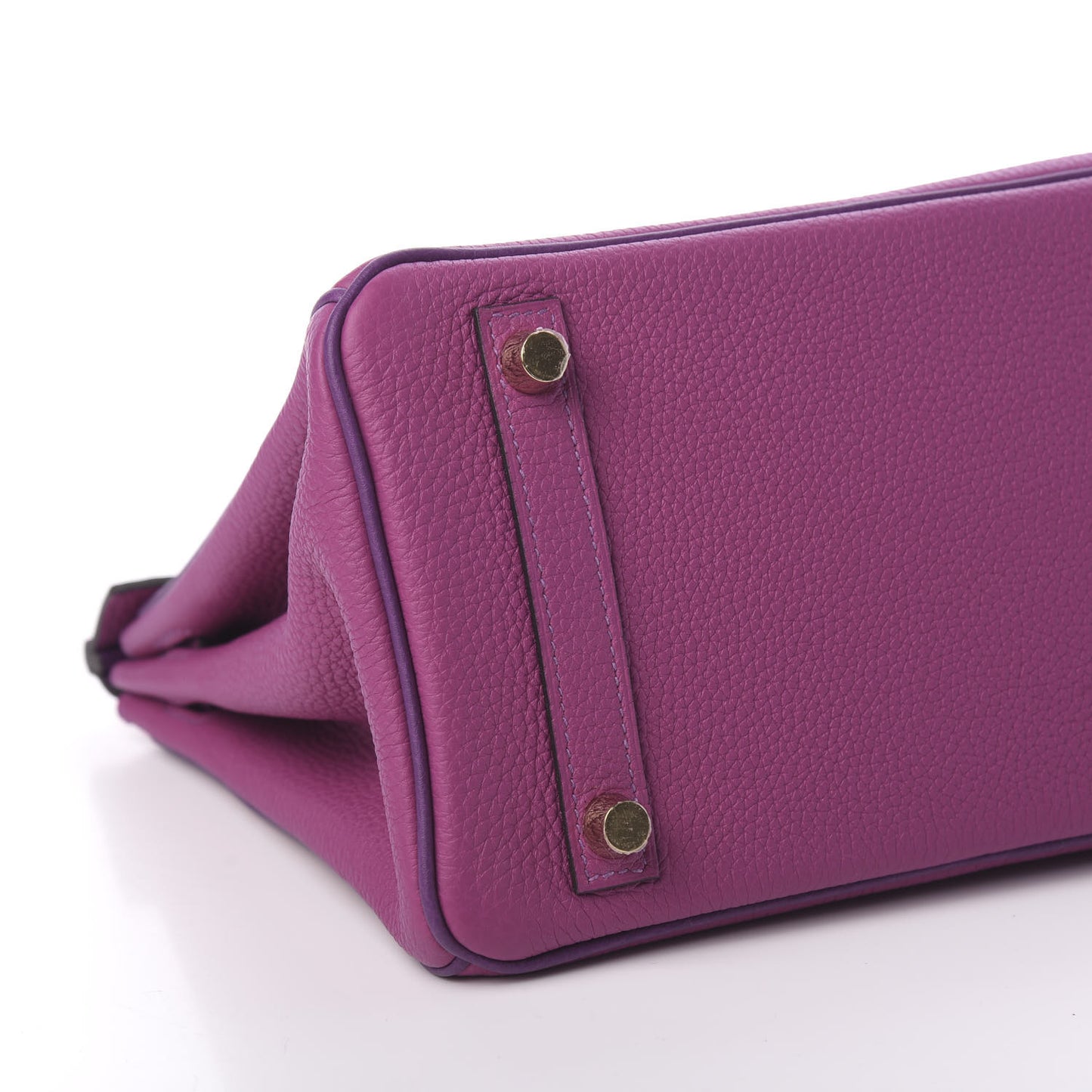 Togo Horseshoe Birkin 25 Rose Pourpre Anemone