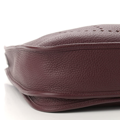 Hermes Taurillon Clemence Evelyne III PM Bordeaux 9 of 12
